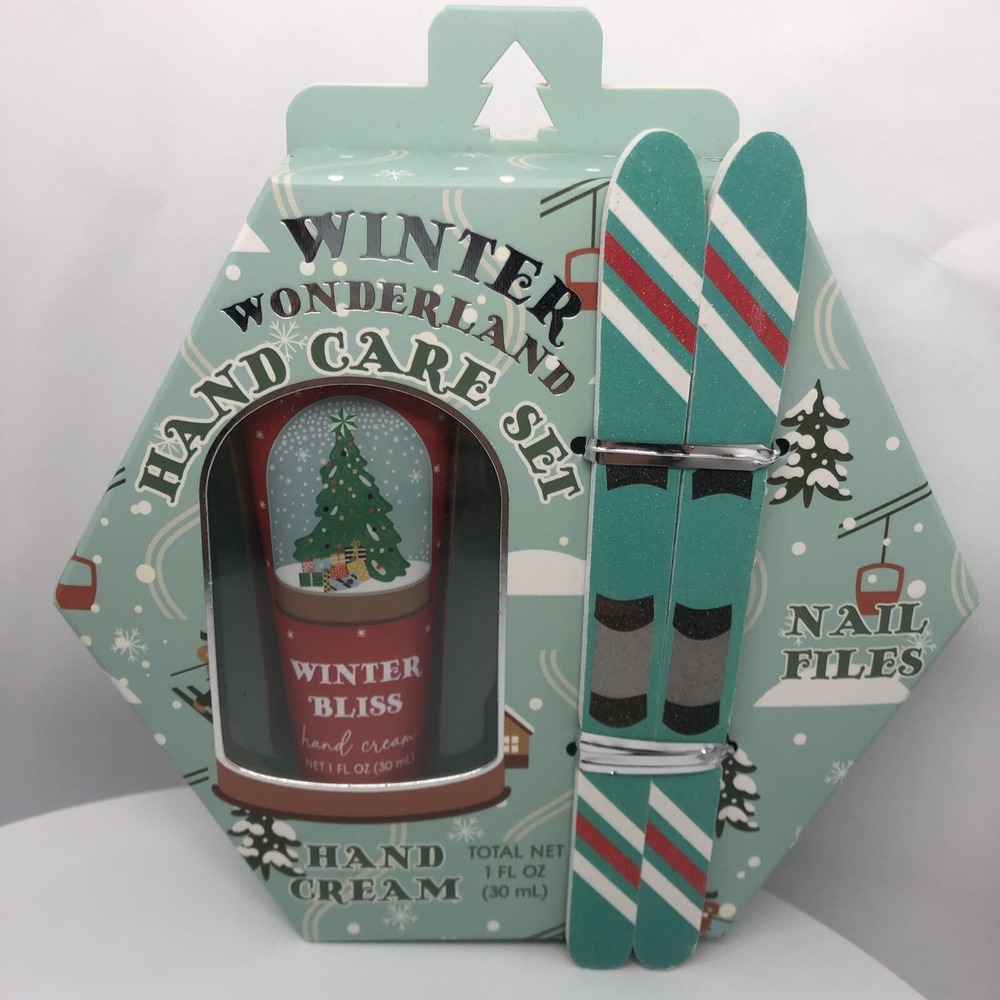 Winter Wonderland Hand Care Set Lotion Nail‎ Files Great Stocking Stuffer Easter
